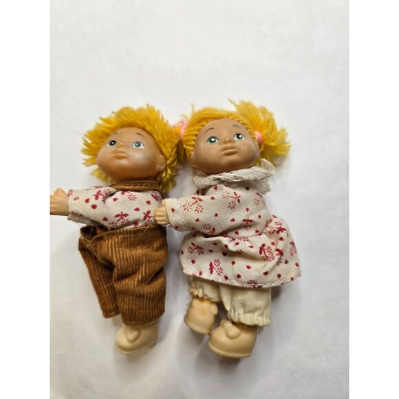 Vintage Cabbage Patch Kids‎ Miniature 3" Clip On Pencil Hugger Mini Doll Lot 2 - Picture 1 of 5